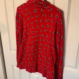 Vintage Mickey & Co. Long Sleeve Turtleneck Shirt Size Large